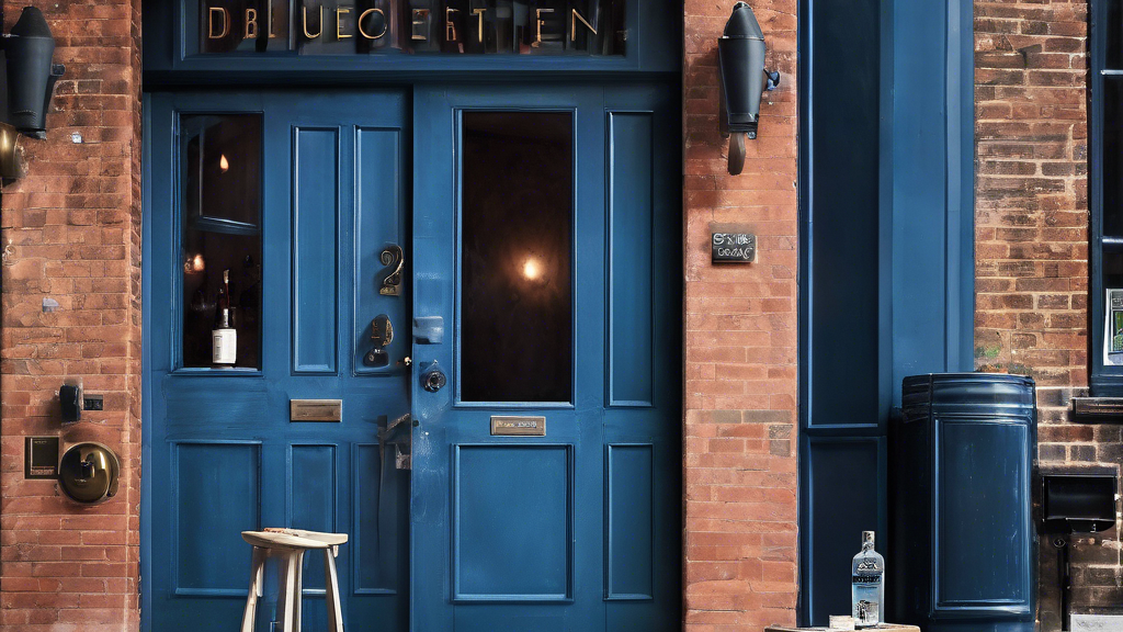 Illustration détaillée sur Découvrez l'expérience unique des cocktails au Blue Door de South End