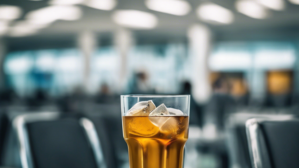 Illustration détaillée sur Deux verres maximum à l'aéroport pour des voyages sereins et sécurisés