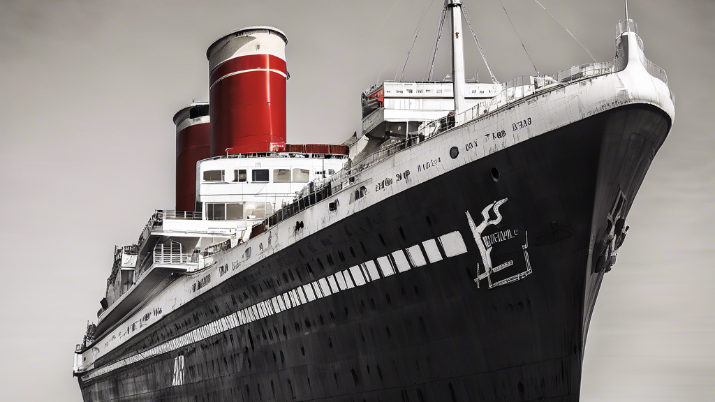 Illustration détaillée sur Le départ du SS United States vers un nouvel avenir sous les flots en tant que récif artificiel