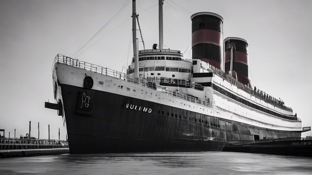 Illustration détaillée sur Le départ du SS United States : vers une nouvelle vie en tant que récif artificiel