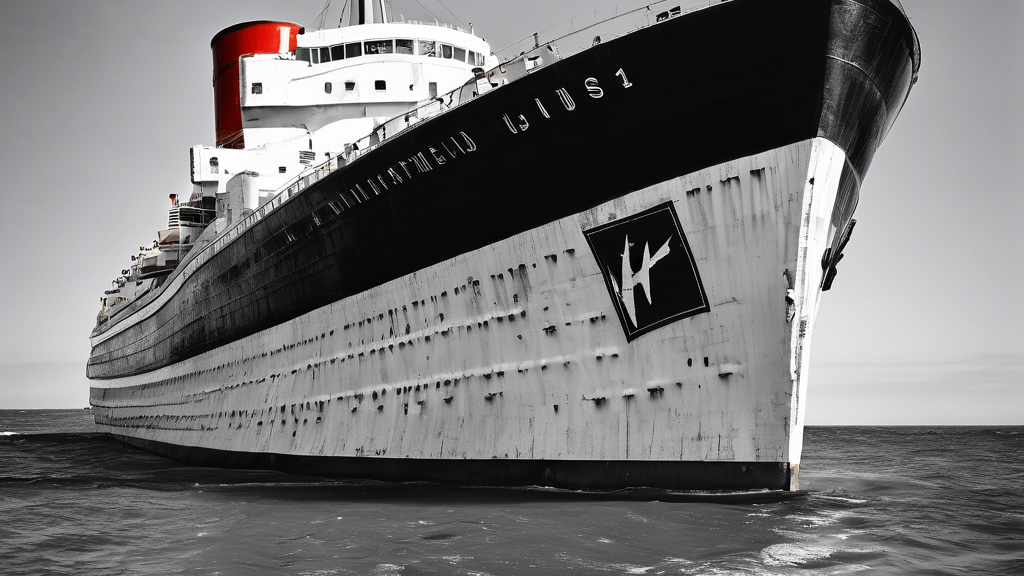 Illustration détaillée sur le dernier voyage du ss united states : un symbole de l'histoire maritime à jamais