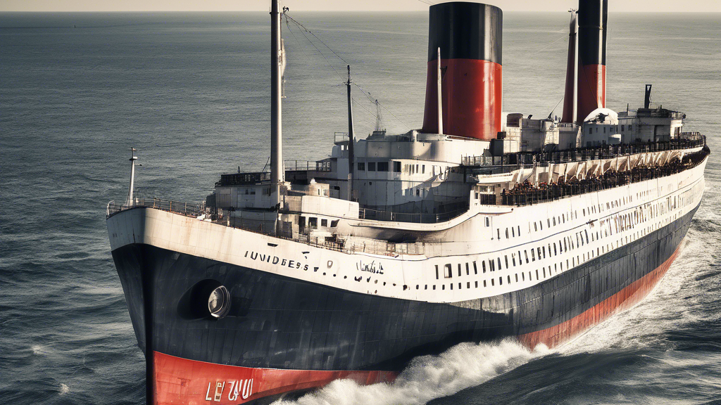Illustration détaillée sur Le dernier voyage du SS United States : une légende maritime bientôt sous les vagues