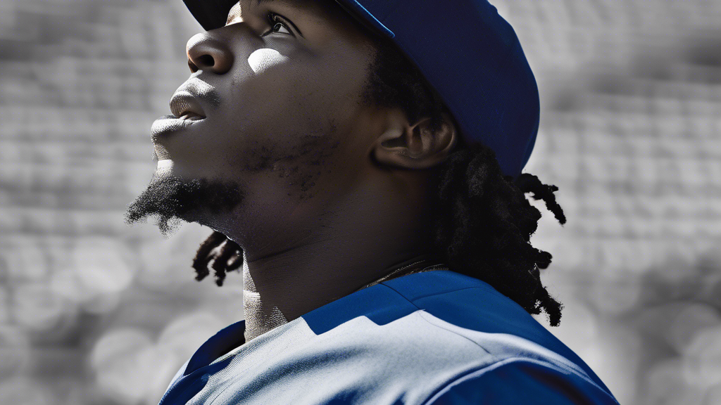 Illustration détaillée sur le parcours fascinant de vladimir guerrero jr entre fidélité et désir de liberté