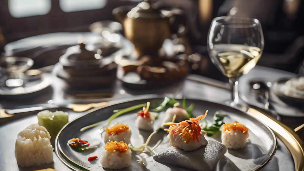 Illustration détaillée sur un voyage luxueux à travers l'Asie : silversea explore la culture et la gastronomie